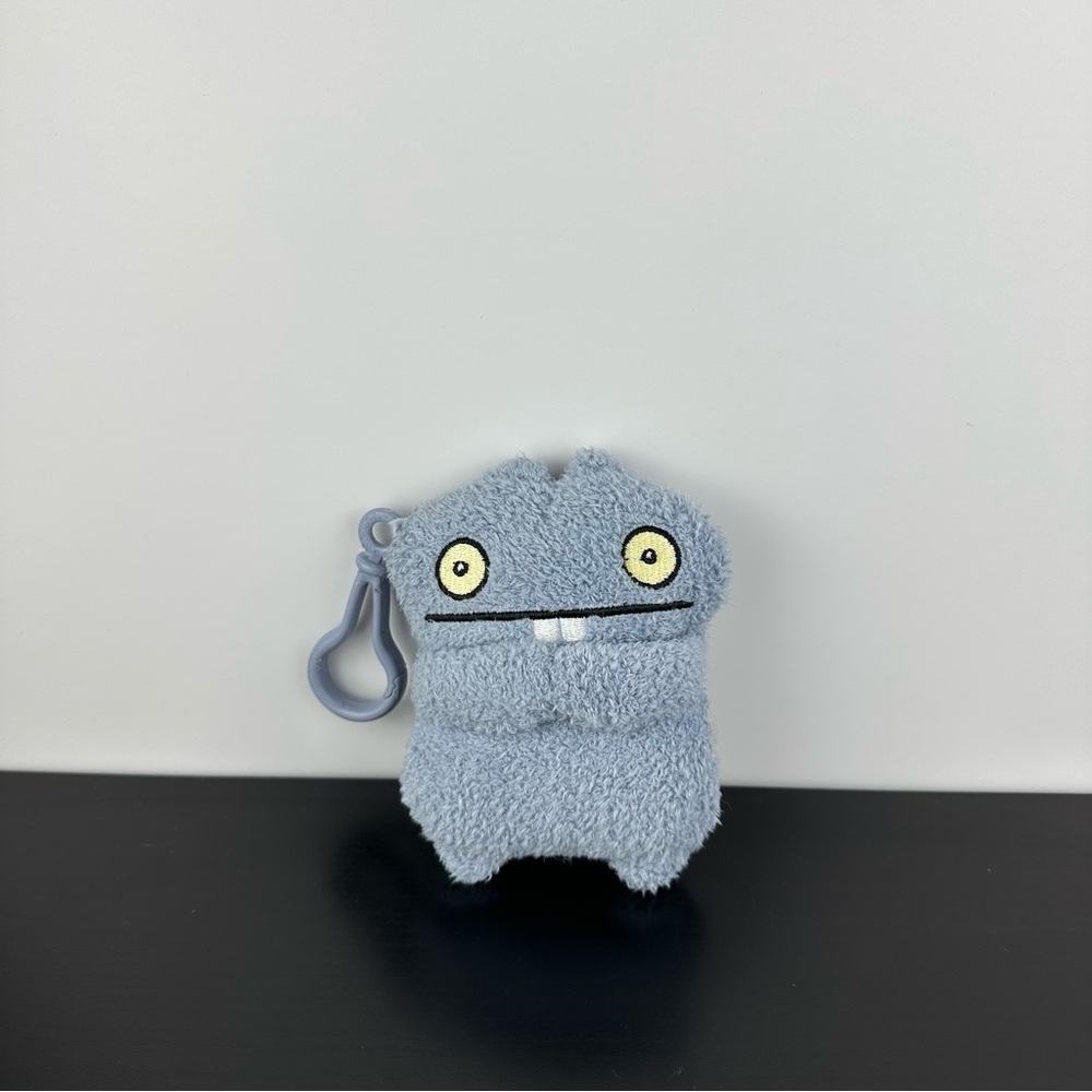 Ugly Dolls Babo To-Go Backpack Clip Doll 5” Blue Plush UglyDoll To Go Keychain